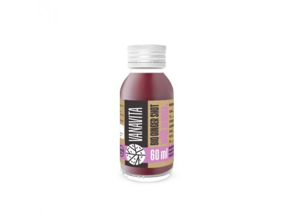 BIO Zázvorový shot s aronií - VanaVita (Příchuť bez příchuti, Balení (ml) 24 x 60 ml)