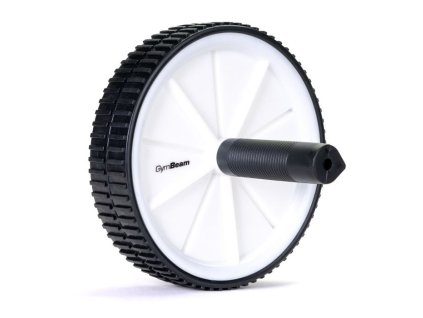 Posilovací kolečko Double Ab Wheel - GymBeam (Barva černá)