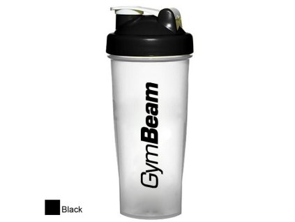 Šejkr Blend Bottle průsvitně-černý 700 ml - GymBeam (Barva černá)
