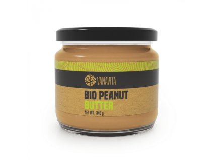 BIO Arašídové máslo - VanaVita (Příchuť jemné, Balení (g) 340 g)