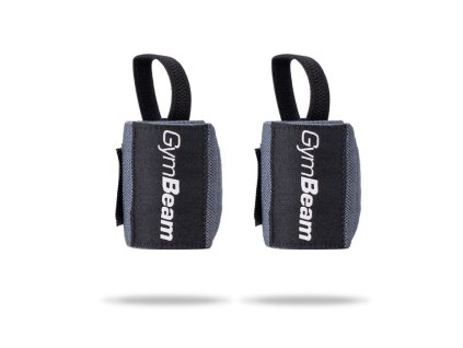 Bandáže na zápěstí FIRM dark grey - GymBeam (Barva šedá)