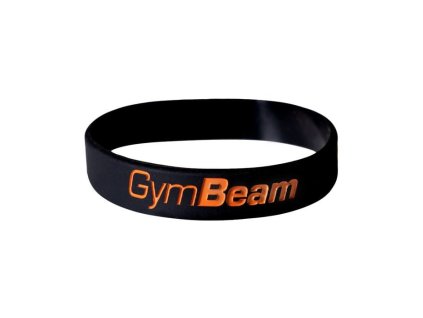 Silikonový náramek GB Black Orange - Gymbeam (Barva černá)