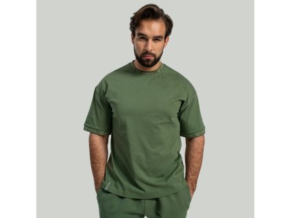 Triko Oversized Heavy Cedar Green - STRIX (Velikost XXL, Barva zelená)