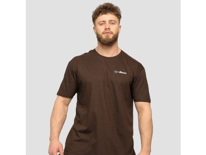 Tričko Basic Chocolate Brown - GymBeam (Velikost XXXL, Barva hnědá)