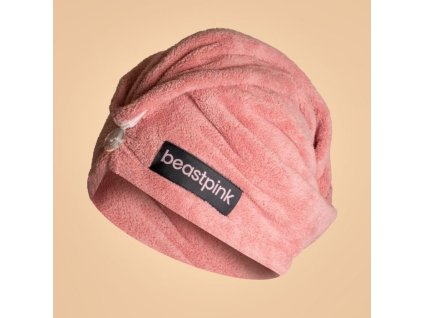Ručník na vlasy Pink - BeastPink (Barva růžová)