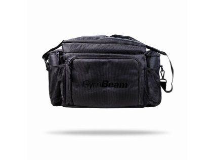 Taška na jídlo Fit Prep Black + 6 krabiček - GymBeam (Barva černá)
