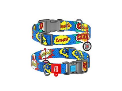 Obojek nylon OMG! QR (24-40cm/2cm)