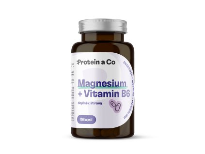 Protein&Co. Magnesium +B6 50tbl (Balení 120 cps)