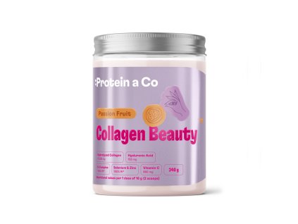 Protein&Co. Collagen Beauty 340 g (Příchuť Passion fruit)