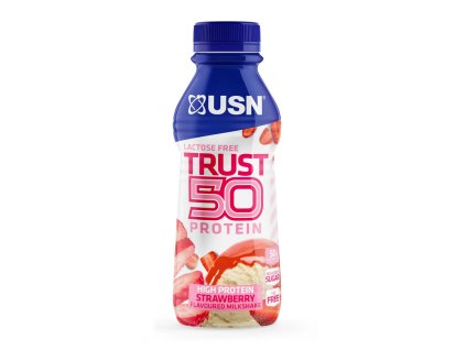 USN Trust 50 Protein 500 ml jahoda (Příchuť jahoda)