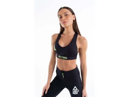 Sportovní podprsenka Highlight Black II - LABELLAMAFIA (Velikost S, Barva černá)
