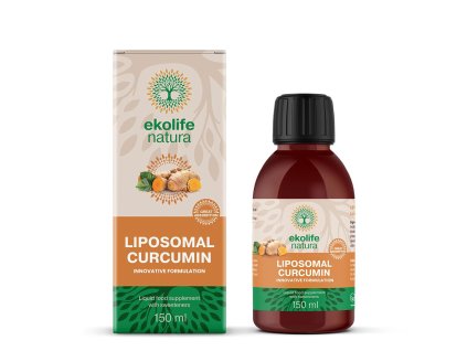 EKOLIFE NATURA Liposomal Curcumin 150ml (Lipozomální kurkumin) (Varianta Liposomal Curcumin 150ml (Lipozomální kurkumin))