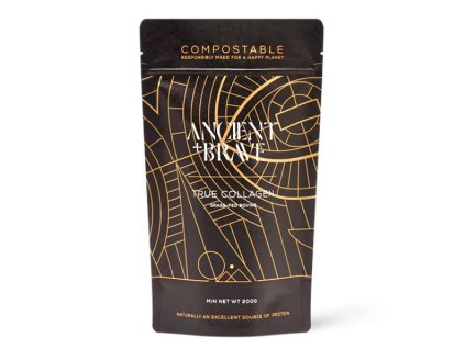 ANCIENT and BRAVE Grass Fed True Collagen 200 g (kompostovatelný sáček) (Varianta Grass Fed True Collagen 200 g (kompostovatelný sáček))