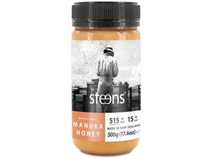 Steens RAW Manuka Honey UMF15+ (515+ MGO) 500g (Varianta RAW Manuka Honey UMF15+ (515+ MGO) 500g)