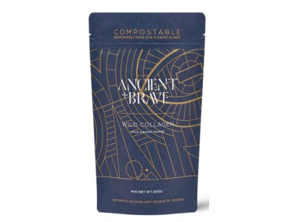 ANCIENT and BRAVE Wild Marine Collagen 200 g (kompostovatelný sáček) (Varianta Wild Marine Collagen 200 g (kompostovatelný sáček))