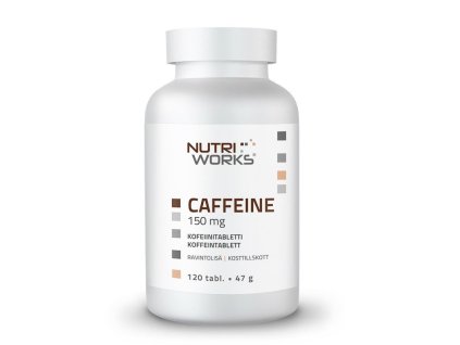 NutriWorks Caffeine 120 tablet (Varianta Caffeine 120 tablet)