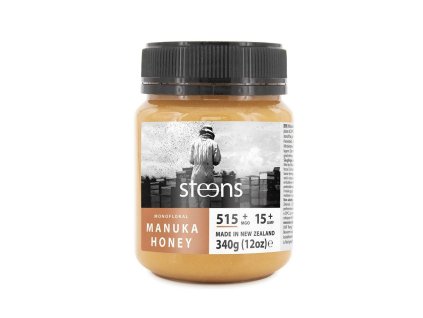 Steens RAW Manuka Honey UMF15+ (515+ MGO) 340g (Varianta RAW Manuka Honey UMF15+ (515+ MGO) 340g)