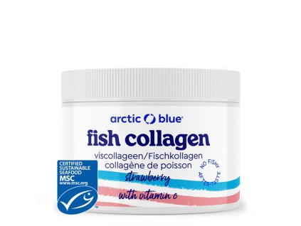 Fish Collagen + Vitamin C 150g (Seagarden Norway) (Příchuť jahoda)