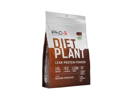 PhD Nutrition Diet Plant Protein 1 kg (Příchuť belgická čokoláda)