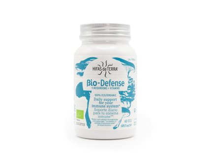 HIFAS DA TERRA, S.L. Bio-Defense 60 kapslí (Reishi, Shiitake, Maitake, Hlíva ústřičná, Hlíva máčková) (Varianta Bio-Defense 60 kapslí (Reishi, Shiitake, Maitake, Hlíva ústřičná, Hlíva máčková))