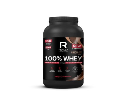 Reflex Nutrition 100% Whey Protein 720g (Příchuť čokoláda)