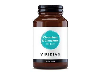 Viridian Nutrition Chromium & Cinamon Complex 14 kapslí (7 Day Sugar Detox) (Varianta Chromium and Cinamon Complex 14 kapslí (7 Day Sugar Detox))