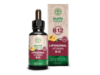 EKOLIFE NATURA Liposomal Vitamin B12 60 ml (Lipozomální vitamín B12) (Varianta SK)