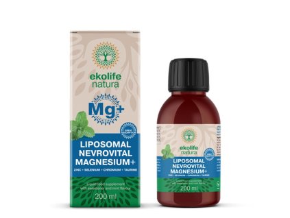 EKOLIFE NATURA Liposomal Magnesium+ 200 ml (Lipozomální hořčík) (Varianta Liposomal Magnesium+ 200 ml (Lipozomální hořčík))