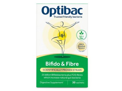 Optibac Bifido & Fibre (Probiotika pro vyprazdňování) 30 x 6 g sáček (Varianta Bifido and Fibre (Probiotika pro vyprazdňování) 30 x 6 g sáček)