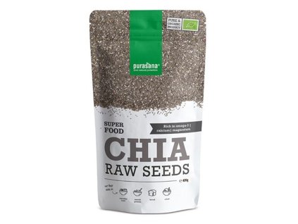 Purasana Chia Seeds BIO 400g (Chia semínka) (Varianta Chia Seeds BIO 400g (Chia semínka))