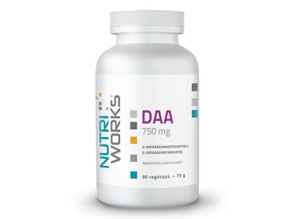 NutriWorks DAA 750 mg 90 kapslí