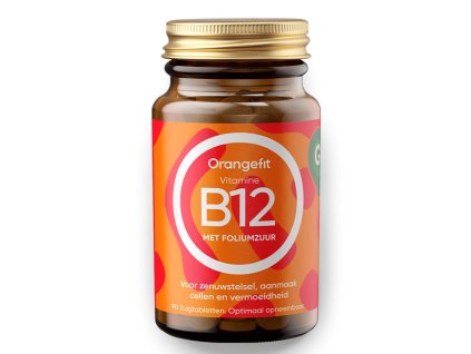 Orangefit Vitamine B12 with Folic Acid 90 pastilek (Varianta Vitamine B12 with Folic Acid 90 pastilek)