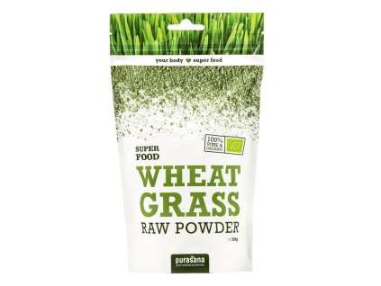 Purasana Wheat Grass Powder BIO 200g (Zelená pšenice) (Varianta Wheat Grass Powder BIO 200g (Zelená pšenice))