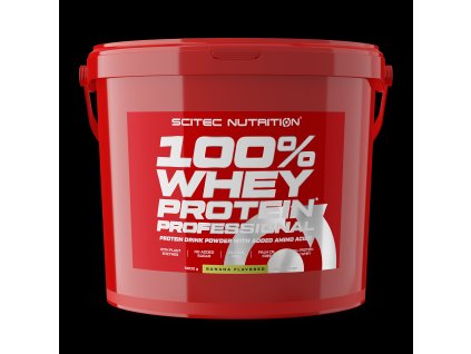 Scitec Nutrition 100% Whey Protein Professional 5000 g (Příchuť banán)