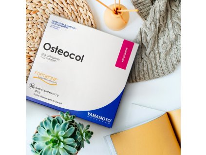 Osteocol (Fortibone Collagen Matrix) - Yamamoto (Balení 30 sachets x 11 g, Příchuť Peach)