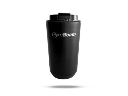 Termohrnek Adventure Black 380 ml – GymBeam (Barva černá)