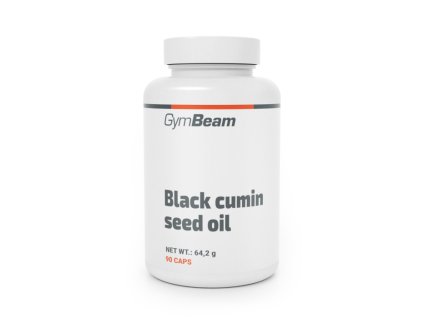 Olej ze semen černého kmínu - GymBeam (Kapsle 90 kaps.)