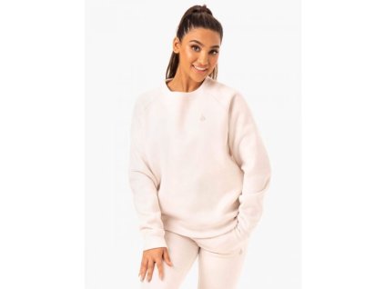 Dámská mikina Adapt Boyfriend Ivory - Ryderwear (Velikost M, Barva bílá)