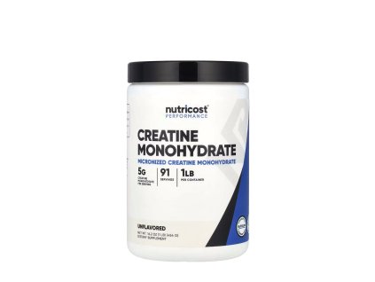 Nutricost Creatine Monohydrate Powder 453 g (Příchuť Bez příchutě)