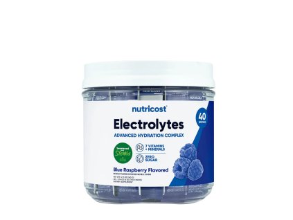 Nutricost Electrolytes Hydration Stick Packs 156 g (Příchuť Modrá malina)