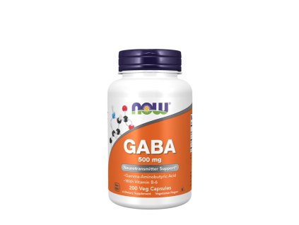 Now Foods Gaba 500 mg 200 tablet