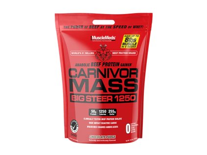 MuscleMeds Carnivor™ Mass Big Steer - Carnivor™ Mass Big Steer 6720 g (Příchuť Čokoládový fondán)