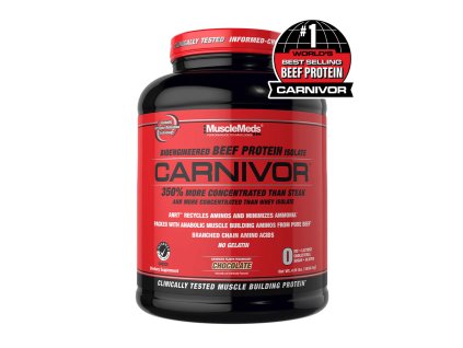 MuscleMeds Carnivor™ - Hydrolyzovaný hovězí protein 1898 g (Příchuť Čokoláda)