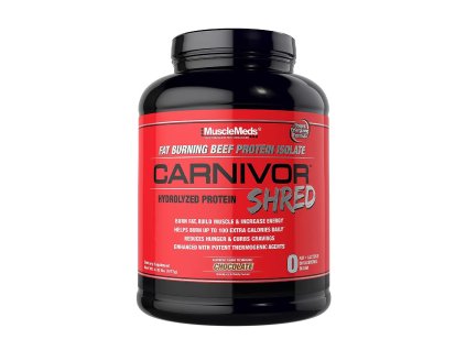 MuscleMeds Carnivor - Hovězí protein Formule pro spalování tuků a budování svalů 1977 g (Příchuť Čokoláda)