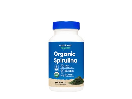 NUTRICOST SPIRULINA ORGANIC 500 MG 240 Tabs