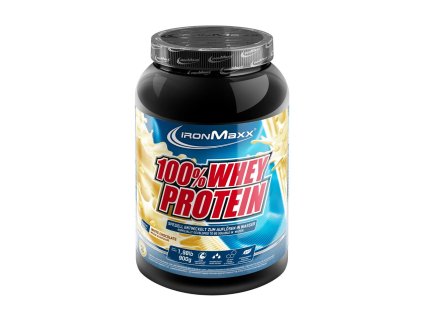 Ironmaxx 100% Whey Protein 900 g (Příchuť Bílá čokoláda)