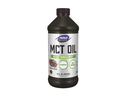 Now Foods MCT olej 473 ml (Příchuť Chocolate Mocha)