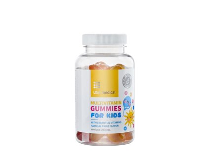 USA medical Multivitamin Gummies For kids Natural Fruit Flavor 60 Gummies (Příchuť Přírodní ovocná příchuť)