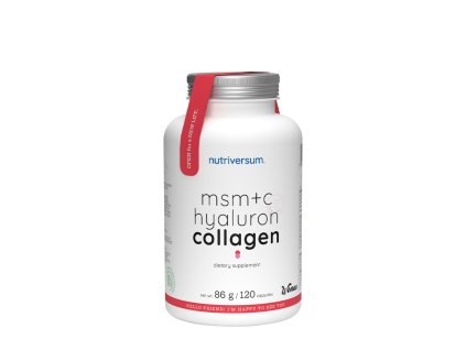 NUTRIVERSUM WOMEN MSM C HYALURON COLLAGEN 120caps unflavored
