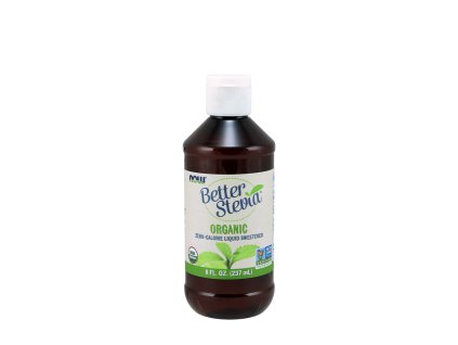 Now Foods BetterStevia Liquid - tekuté sladidlo 237 ml (Příchuť Organické)